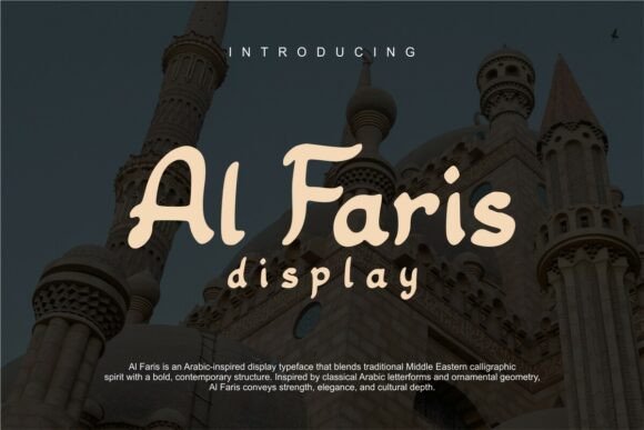 Al Faris: A Bold Arabic Display Typeface That Cuts Through the Feed