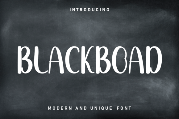 Blackboad: A Chalk-Style Display Font That Feels Handmade, Not Hand-Done