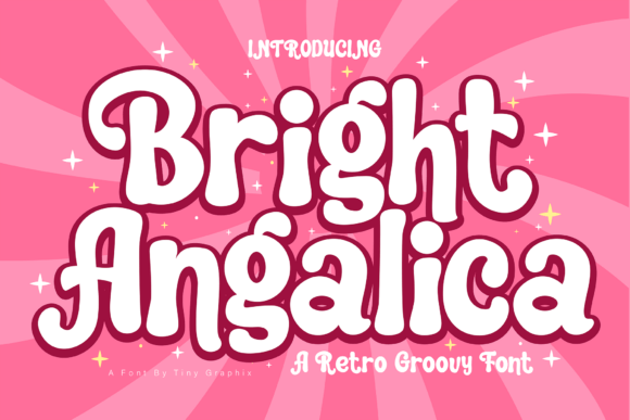 Bright Angelica: A Retro Display Font with Editorial Warmth