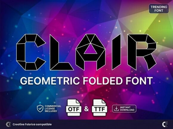 Clair: A Geometric Display Font for Modern Web Design