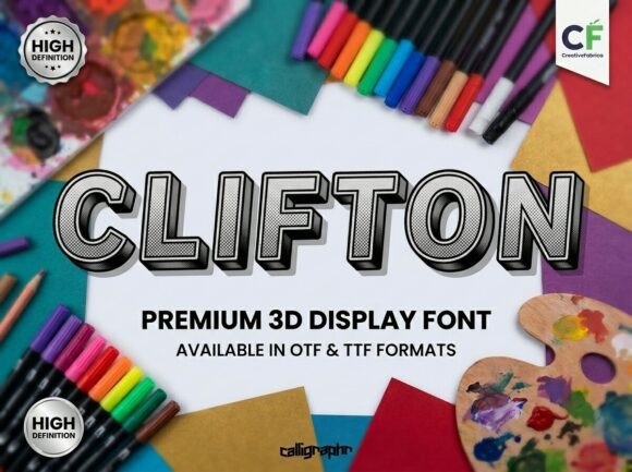 Clifton: A Display Font That Commands Attention