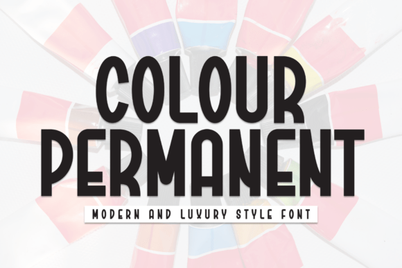 Colour Permanent: A Bold Display Typeface for Digital Impact