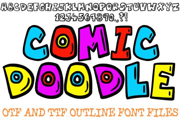 Comic Doodle: A Display Font That Feels Like a Smile