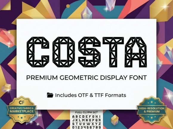 Costa: A Premium Display Font for Scroll-Stopping Brand Visuals