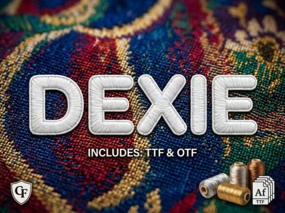 Dexie: A Standout Display Font for Handmade Creators