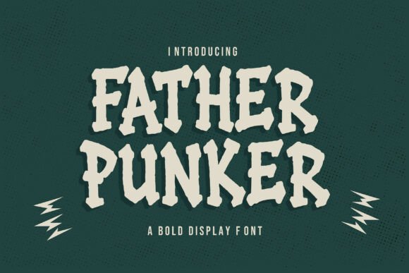 Father Punker: A Bold Display Font for Digital Branding