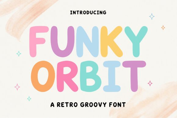 Funky Orbit Display Font for Handmade Brands