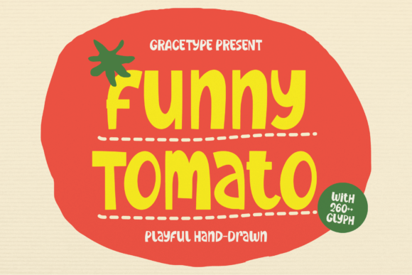 Funny Tomato: A Display Font That Feels Like Sun-Ripened Joy