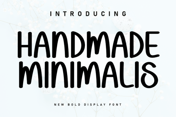 Handmade Minimalis: A Warm, Handwritten Font for Small Business Branding