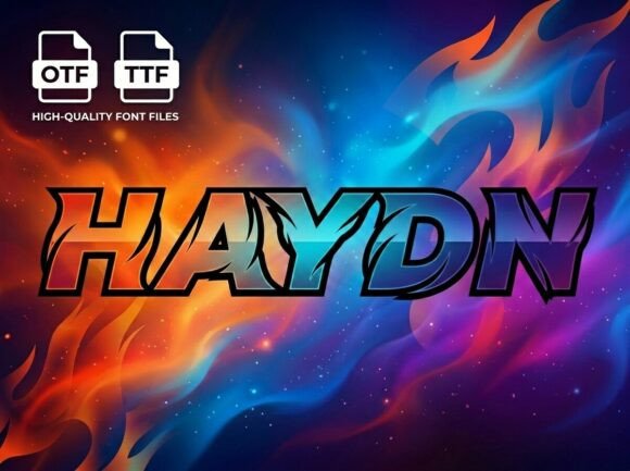Haydn: A Bold Display Font That Builds Brand Trust