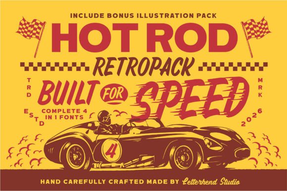Hotrod: A Retro Display Typeface That Anchors Editorial Mood