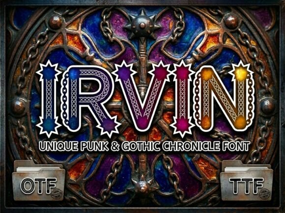 Irvin Display Font for Handmade Creators