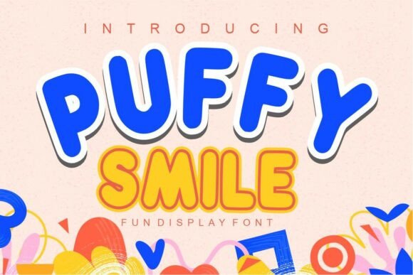 Puffy Smile: A Cheerful Display Font for Digital Brands