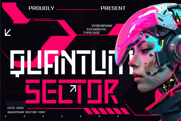 Quantum Sector: A Display Font That Anchors Futuristic Clarity