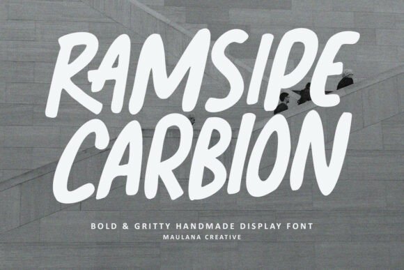 Ramsipe Carbion: A Display Font That Commands Attention