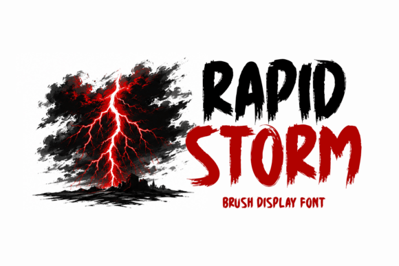 Rapid Storm: A Display Font That Commands Attention