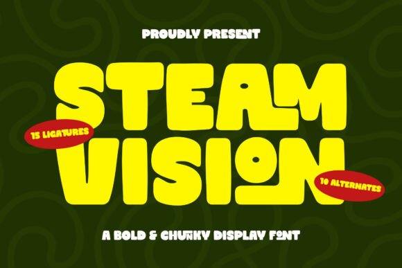 Steam Vision: A Display Font That Grabs Attention—Fast