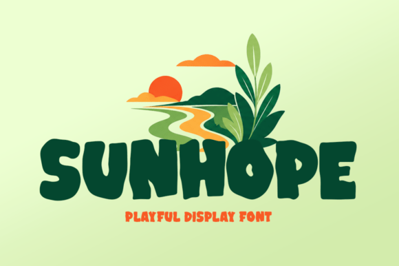 Sunhope: A Playful Display Font for Editorial Joy