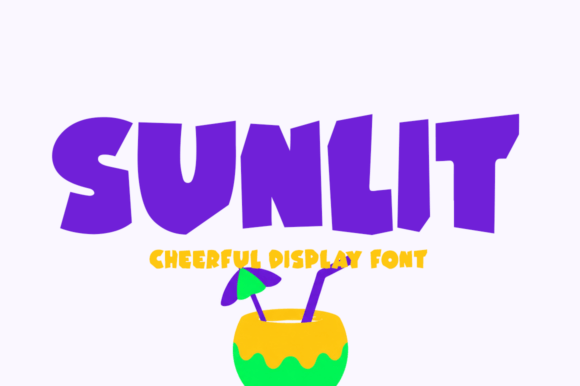 Sunlit: A Display Font That Feels Like Sunshine on the Page