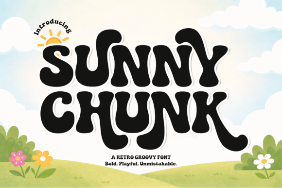 Sunny Chunk: A Display Typeface That Radiates Warmth