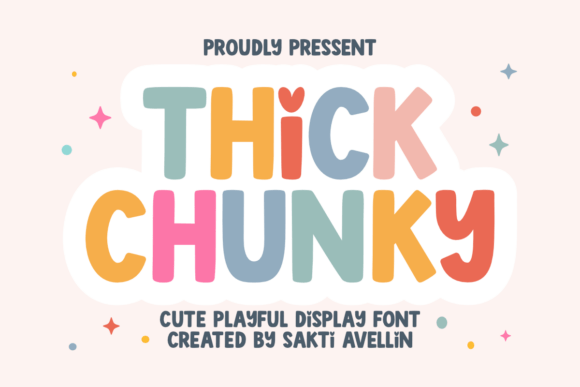 Thick Chunky: A Playful Display Font That Makes Your Brand Instantly Memorable