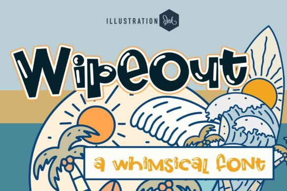 Wipeout: A Sunny, Surf-Inspired Display Typeface That Actually Works